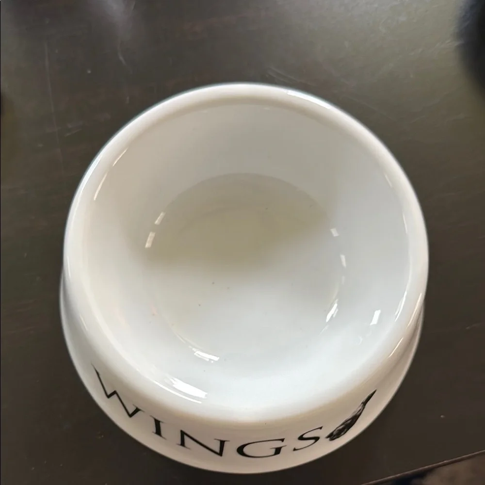 White Ceramic Cat/Dog Bowl